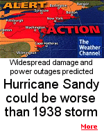 The impact of Hurricane Sandy is predicted to range from widespread destructive winds, heavy rainfall and storm surge flooding to even heavy, wet snow.